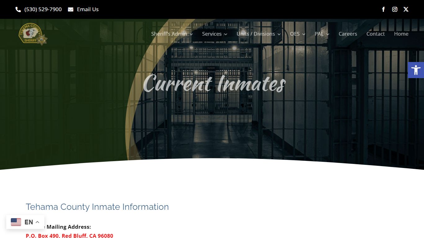 Tehama County Inmates - Jail Division - Tehama County Sheriff’s Office
